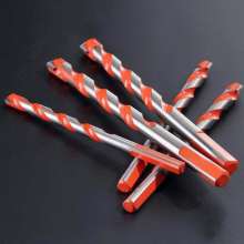 Multifunctional Bawang drill ceramic bit tile glass hole opener Multifunctional drill wall punching iron reamer triangle shank woodworking drill 6mm 8mm 10mm
