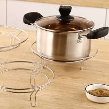 Stainless steel pot holder. Steaming rack. Multifunctional pot shelving heat resistant kitchen shelving pot storage