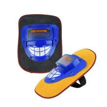 Cowhide masks. Automatic variable light welding masks. Argon arc welding. Automatic protective welding masks for head-on welders