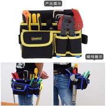 Cross-border popular canvas tool bag Fanny pack small Oxford cloth tool bag electrician belt bag electrician bag tool kit
