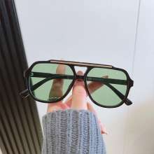 Sunglasses Women's 2022 new glasses. Men's trendy sunglasses. Round face glasses. Sunglasses show thin star same model UV protection 98082 sunglasses for women