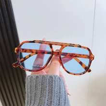 Sunglasses Women's 2022 new glasses. Men's trendy sunglasses. Round face glasses. Sunglasses show thin star same model UV protection 98082 sunglasses for women