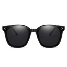 Small three-point sunglasses. Sunglasses. Female street photo fashion Douyin same model generation hair square frame black large frame sunglasses round face glasses men