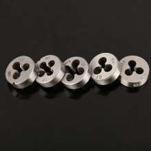 Kor round die alloy tool. Steel rough die fine teeth in stock specifications complete