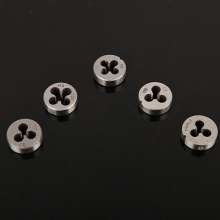 Kor round die alloy tool. Steel rough die fine teeth in stock specifications complete
