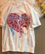 Short-sleeved T-shirt. Spring/summer new half-sleeved top. Clothes Trend T-shirts