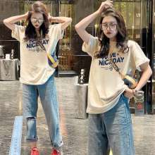 Short-sleeved T-shirt. Spring/summer new half-sleeved top. Clothes Trend T-shirts