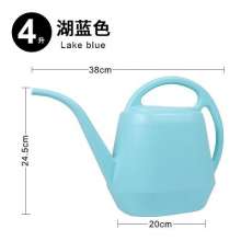 Amazon Long Mouth watering pot. Plastic watering can thickened watering can. Blow molded garden watering pot 4L