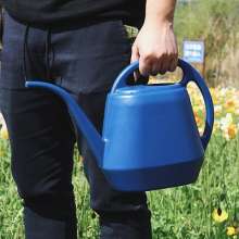 Amazon Long Mouth watering pot. Plastic watering can thickened watering can. Blow molded garden watering pot 4L