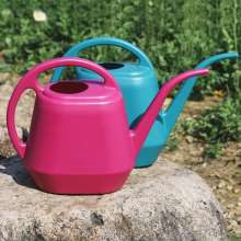 Amazon Long Mouth watering pot. Plastic watering can thickened watering can. Blow molded garden watering pot 4L