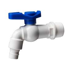 PVC plastic faucet. 4 points faucet plastic faucet 6 points spherical large flow plastic faucet