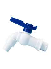 PVC plastic faucet. 4 points faucet plastic faucet 6 points spherical large flow plastic faucet